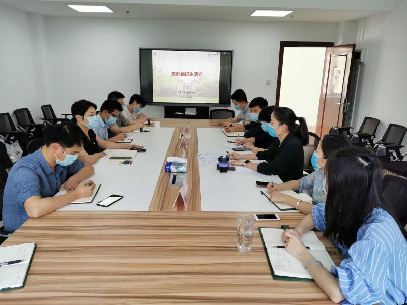 重大平台建设处党支部召开4月组织生活